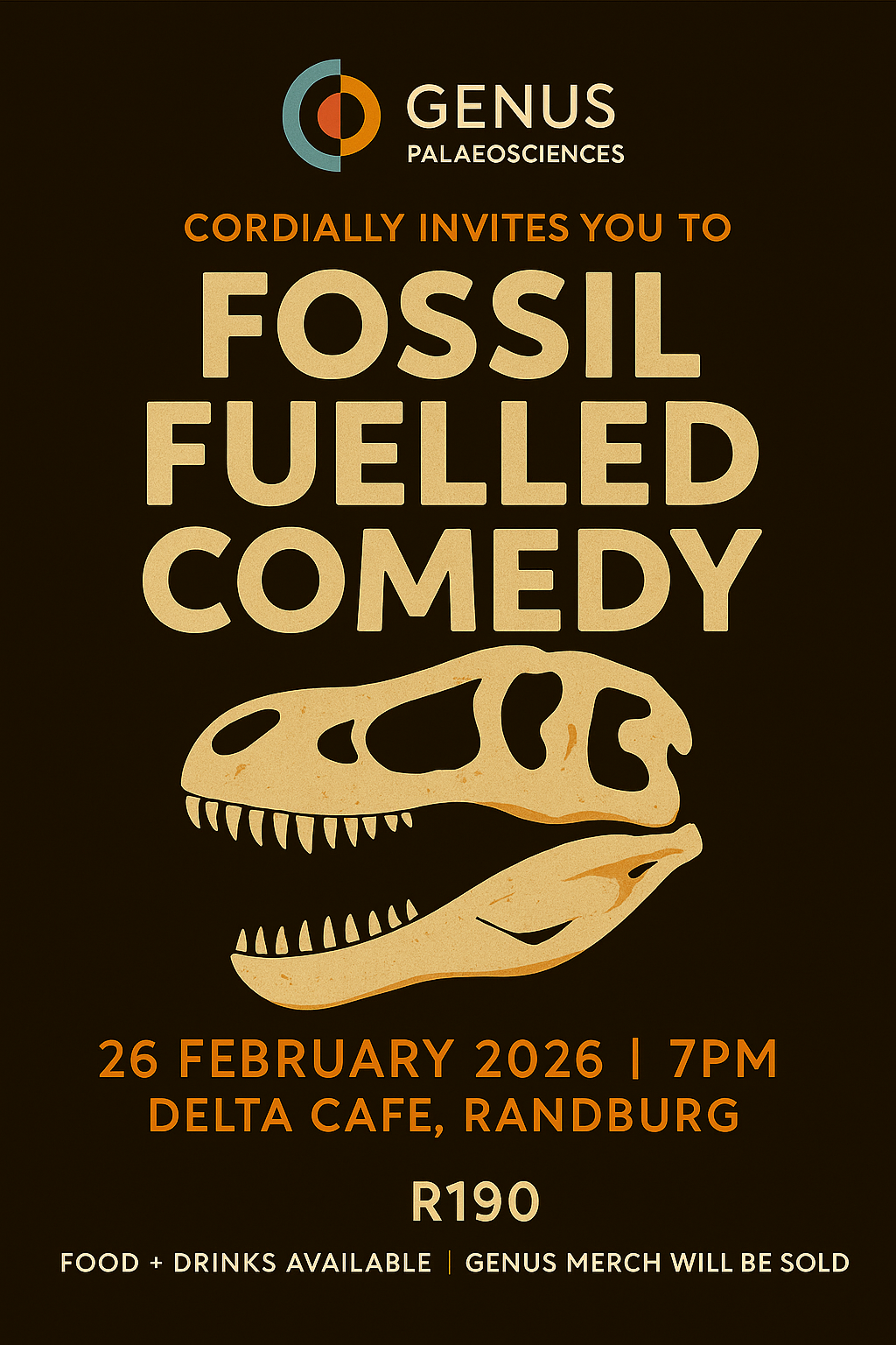 GENUS Fossil Fuelled Comedy Night